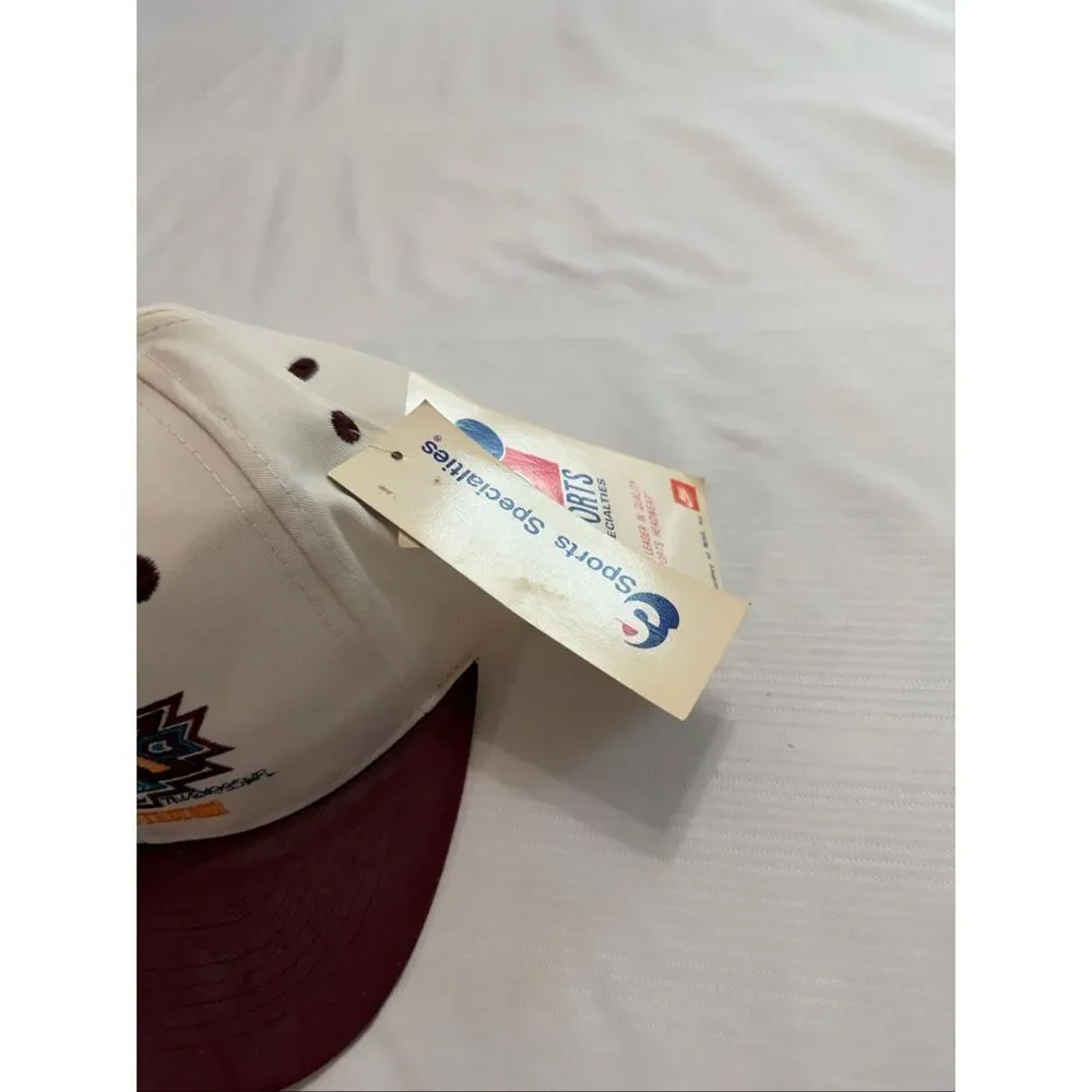 Vintage 1995 Super Bowl XXX Logo 7 Snapback Hat Cap NOS